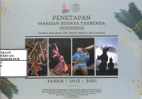 Image of Penetapan Warisan Budaya Takbenda Indonesia : Provinsi Jawa Barat, DKI Jakarta, Banten dan Lampung tahun 2013-2021