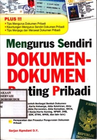 Image of Mengurus Sendiri Dokumen-Dokumen Penting Pribadi