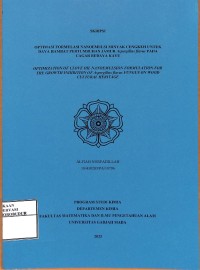 Image of Optimasi Formulasi Naoemulsi Minyak Cengkeh untuk Daya Hambat pertumbuhan Jamur Aspergillus flavus Fungus On Wood Cultural Heritage