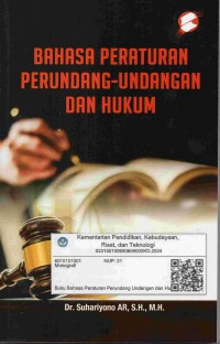 Image of Bahasa peraturan perundang-undangan dan hukum