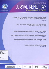 Image of Jurnal penelitian sejarah dan budaya Vol.6 No.1 Mei 2020