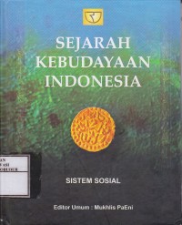 Image of Sejarah Kebudayaan Indonesia Sistem Sosial