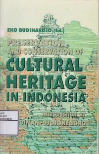 Image of Preservation and Conservation of Cultural Heritage In Indonesia
