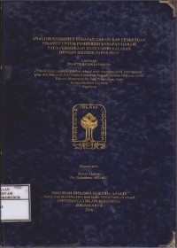 Image of Analisis Komposisi Endapan Garam dan Penentuan Pelarut untuk Pembersih Endapan Garam pada Permukaan Batu Candi Kalasan dengan Metode Paper Pulp