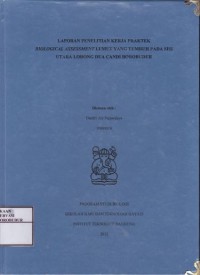 Image of Biological Assessment Lumut yang Tumbuh pada Sisi Utara Lorong Dua Candi Borobudur