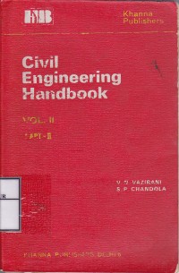 Image of Civil Engineering Handbook Vol. II Part - II