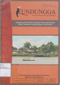 Image of Kundungga Vol.3 2014 Buletin Pelestarian Cagar Budaya