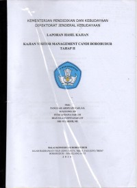 Image of Kajian visitor management candi Borobudur Tahap II