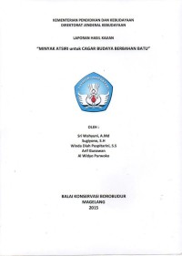 Image of Minyak atsiri untuk cagar budaya berbahan batu
