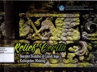 Image of Relief cerita buddha di candi jago kabupaten malang