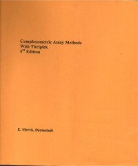 Image of Complexometric Assay Methods With Titriplek