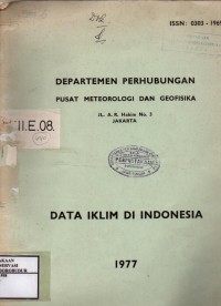 Image of Data Iklim di Indonesia