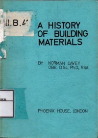 Image of A History Of Building Materials