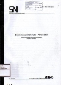 Image of Sistem manajemen mutu-persyaratan