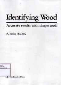 Image of Identifying wood : Accurate results with simple tools