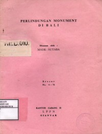 Image of Perlindungan Monument Di Bali