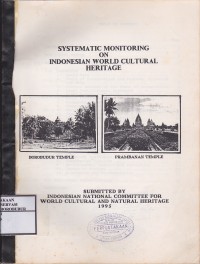 Image of Systematic Monitoring on Indonesian World Cultural Heritage