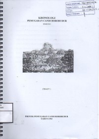 Image of Kronologi pemugaran Candi Borobudur (draft)