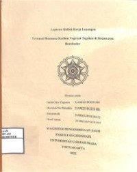 Image of Estimasi Biomasa Karbon Vegetasi Tegakan di Kecamatan Borobudur