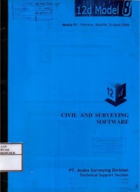 Image of Civil and Surveying Software : Modul 01 Preview, Mapfile, & Input Data