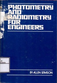Image of Photometry And Radiometry For Engineers