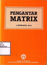Image of Pengantar Matrix