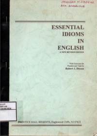 Image of Essential Idioms In English A New Revised Edition