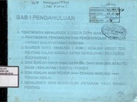 Image of BAB I Pendahuluan ( Manajemen SDM)