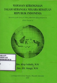 Image of Wawasan Kebangsaan Dalam Kerangka Negara Kesatuan Republik Indonesia
