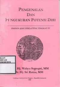 Image of Pengenalan dan Pengukuran Potensi Diri