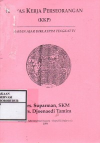 Image of Kertas kerja Perseorangan (KKP)