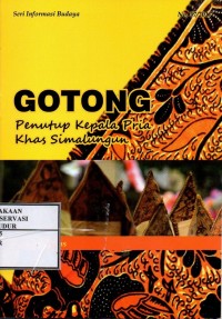 Image of Gotomg : Penutup kepala pria khas Simalungun