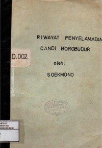 Image of Riwayat Usaha Penyelamatan Candi Borobudur