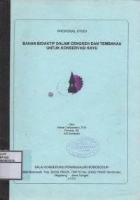 Image of Proposal studi bahan bioaktif dalam cengkeh dan tembakau untuk konservasi kayu