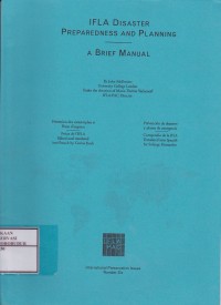 Image of IFLA Disaster Preparedness and Planning A Brief Manual