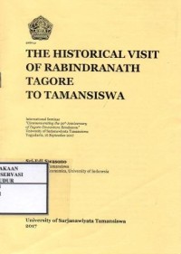 Image of The historical visit of Rabindranath Tagore to mahasiswa