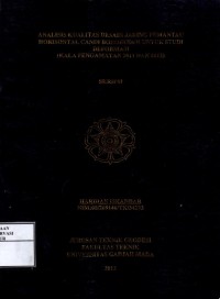 Image of Analisis kualitas desain jaring pemantau horisontal candi Borobudur untuk studi deformasi (kala pengamatan 2011 dan 2012)