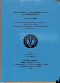 Image of Biodiversitas kapang pada proses biodeteriorasi batuan Candi Borobudur