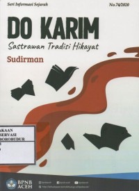 Image of Do Karim : Sastrawan tradisi hikayat