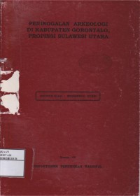 Image of Peninggalan arkeologi di kabupaten gorontalo, propinsi sulawesi utara