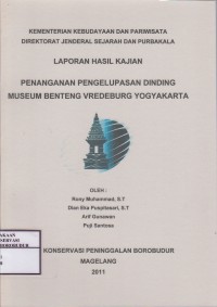 Image of Penanganan Pengelupasan Dinding Museum Benteng Vredeburg Yogyakarta