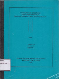 Image of Studi Penataan Lingkungan Zone I Candi Borobudur (Masalah Tanah Halaman Candi Borobudur)