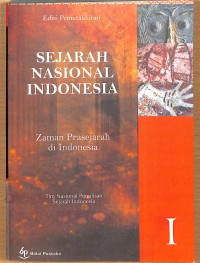 Image of Sejarah nasional indonesia I : Zaman prasejarah di Indonesia