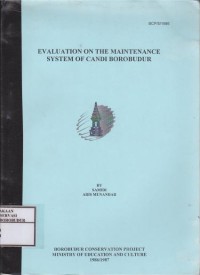 Image of Evaluation on The Maintenance System of Candi Borobudur