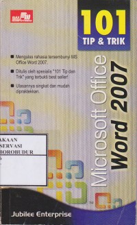 Image of 101 tip & trik microsoft office word 2007