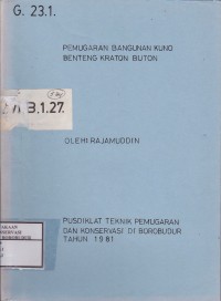 Image of Pemugaran Bangunan Kuno Benteng Kraton Buton