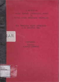 Image of Laporan Hasil Survei Lingkungan Hijau di Situs-Situs Arkeologi Trowulan