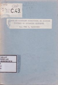 Image of Effect of Boundary Conditions on Moisture Content in Building Elements