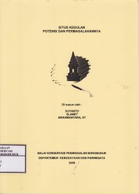 Image of Situs Kedulan Potensi dan Permasalahannya