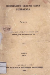 Image of Borobudur Sebuah Situs Purbakala